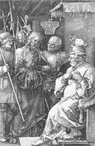 Albrecht Durer Christ before Caiaphas